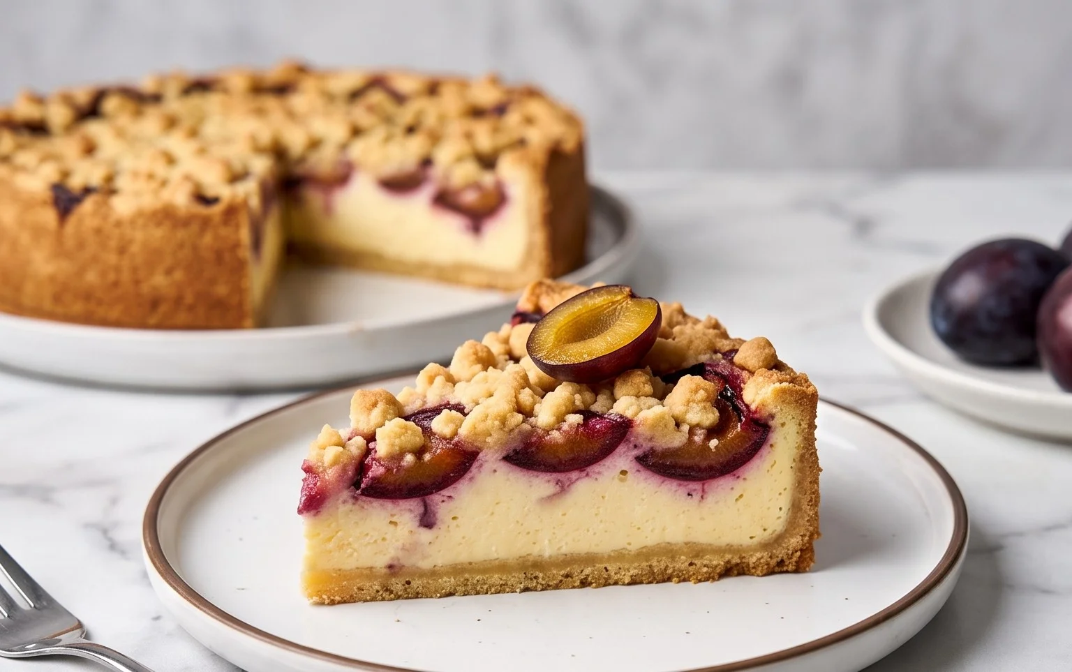 Zwetschgen-Käsekuchen: Mürbeteig, Streusel & Herbstgenuss