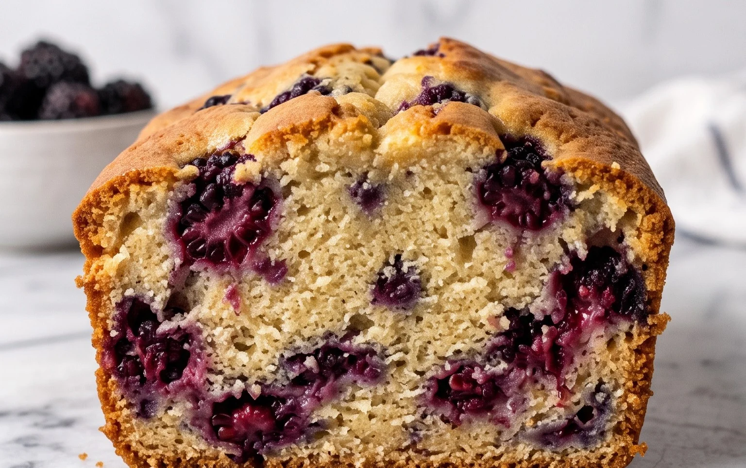 Saftiger Brombeer-Pfundkuchen Rezept: Fruchtiger Genuss